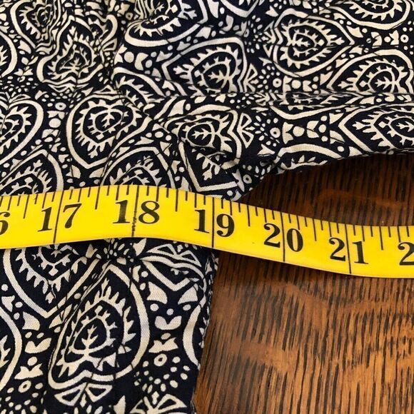 Tribal Mixed Print Quilted Cotton Lagenlook Retro Boxy Jacket Size M - Picture 11 of 15